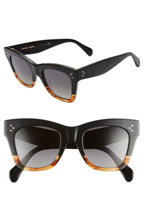 mens celine eyeglasses|celine 50mm polarized square sunglasses.